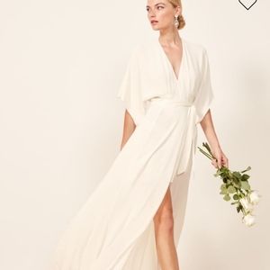 White Reformation Winslow dress